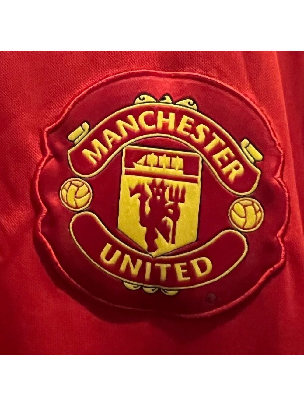 Manchester United Sewn Patch Soccer Jersey Shirt - Picture 2 of 7